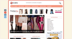 Desktop Screenshot of amosapatos.com.br